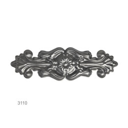 Ornament plechový H 310xL 98 mm (tl. 1,5 mm)