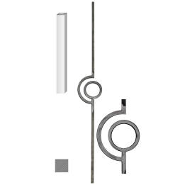 Tyč 12 x 12 mm (138 x 1000 mm)