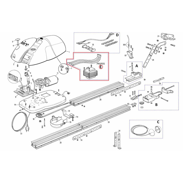 Transformátor pro SP6065 (PRSP05)