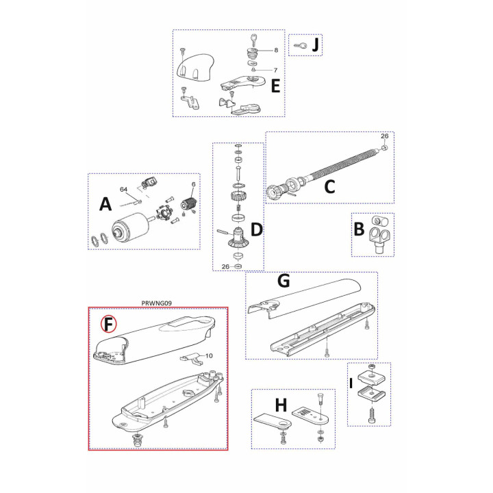 Sada krytu pro WINGO WG3524/4024/5024 (PRWNG09)