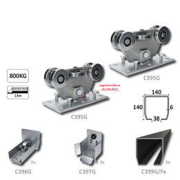 Samonos GRANDE do 800 kg, profil 140 x 140 x 6000 mm