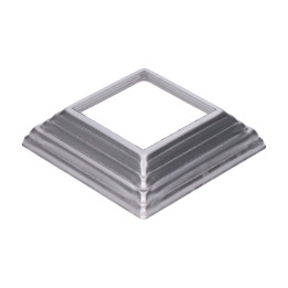 Krytka 100 x 100 x 29 mm, otvor 60 x 60 mm, plechová