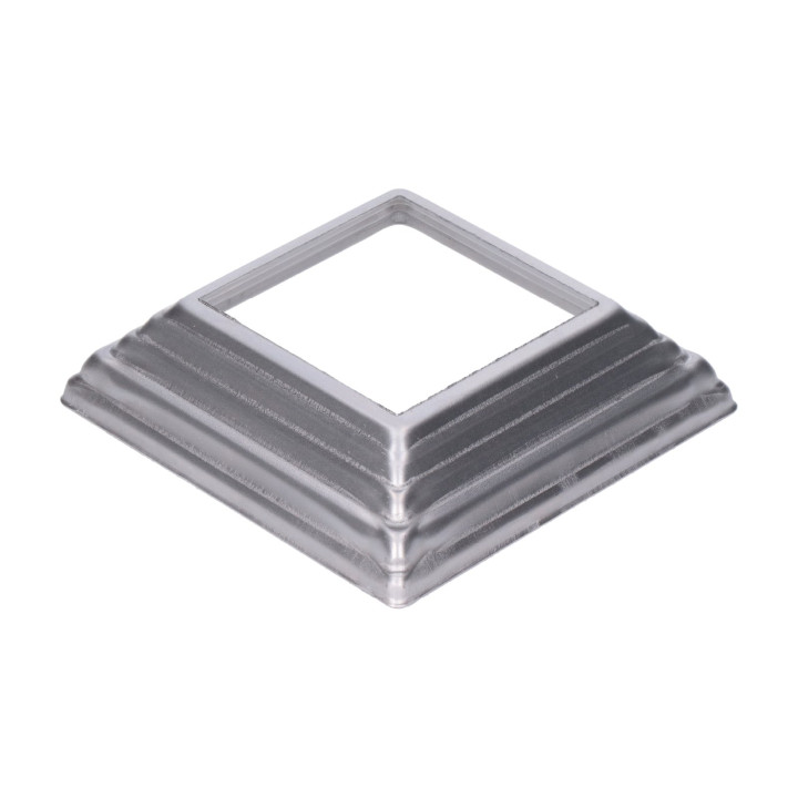 Krytka 100 x 100 x 29 mm, otvor 60 x 60 mm, plechová