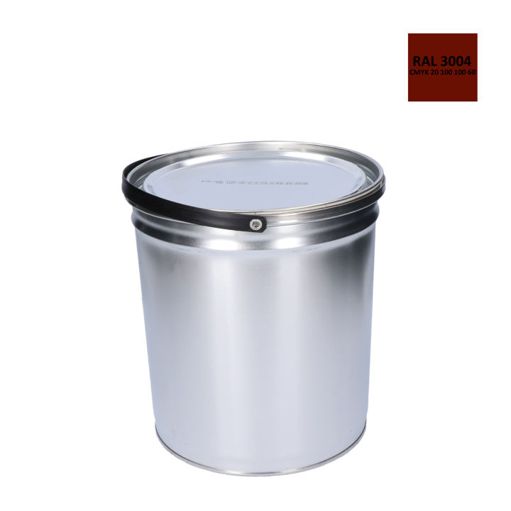 Barva antikorozní polomatná na zinek 5 kg - purpurově-červená