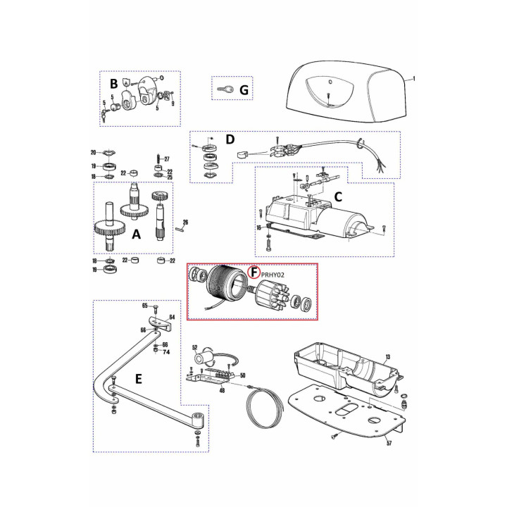 Sada statoru a rotoru pro HYPPO 220V (PRHY02)