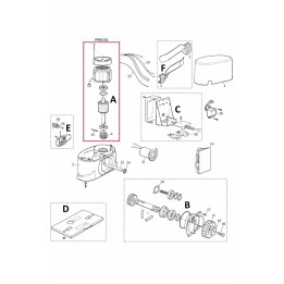 Sada statoru 110 x 66 h 50 230V pro Robo1000 (PRRO01)