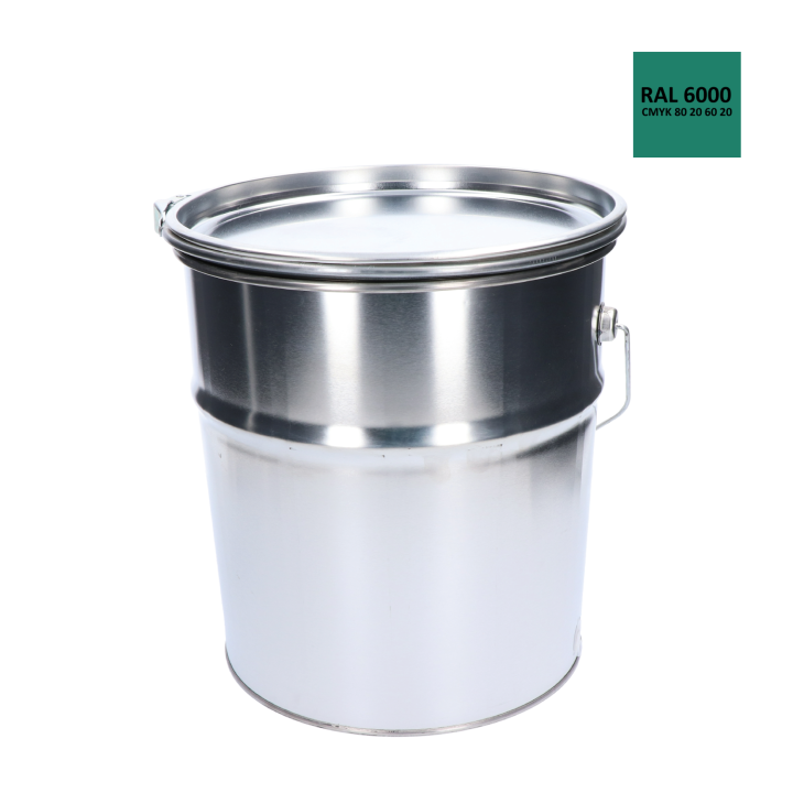 Barva antikorozní polomatná na zinek 10 kg - zelená patina