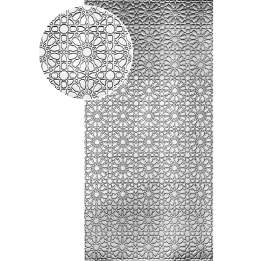 Plech pozinkovaný 2000x1000x1,2 mm (KVĚT 2, 3D efekt)