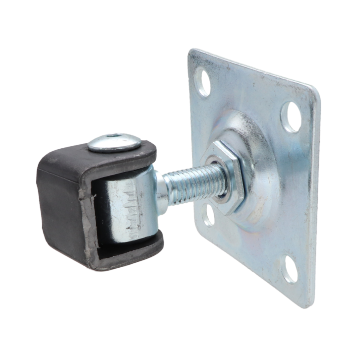Závěs M12 s plotnou 80x80mm, otvíratelný 90°, nastavitelný 1D