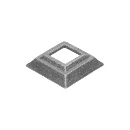 Krytka 50 x 50 x 16 mm s otvorem 21 x 21 mm (odlitek)