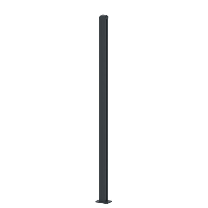 Plotový sloupek 65 x 65 x 1857,5 mm s patkou