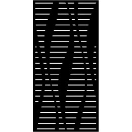 Plech, vzor 9341, 1000x2000x2,0 mm, bez povrchové úpravy