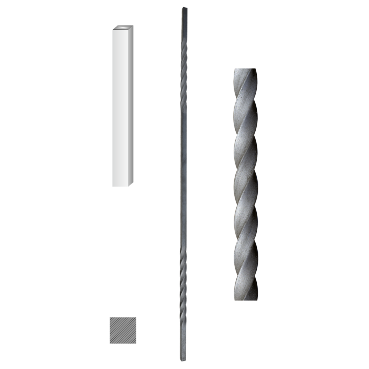 Tyč 12 x 12 x 1000 mm