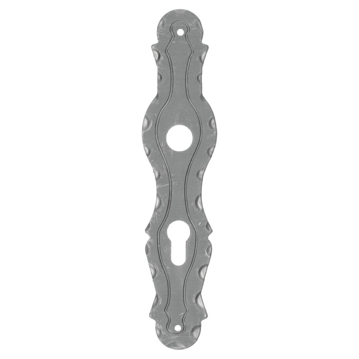 Štítek s děrami 260x57 mm, rozteč 90 mm, otvor na kliku 20 mm