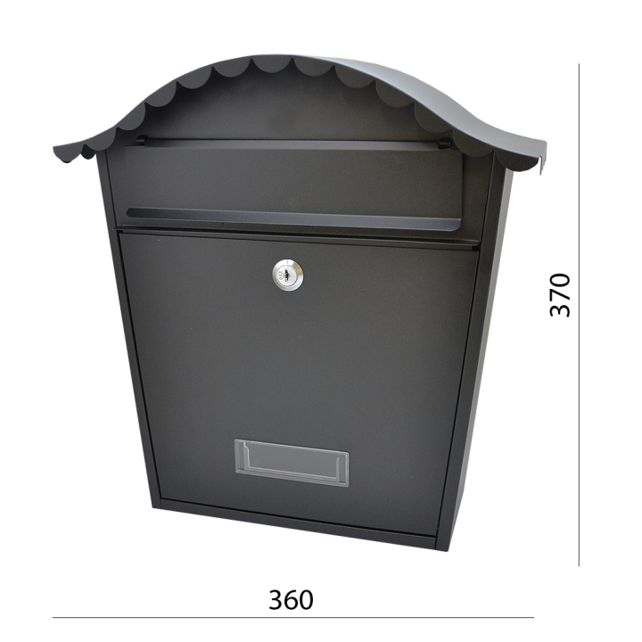 Poštovní schránka H 370 x L 360 x W 130 mm