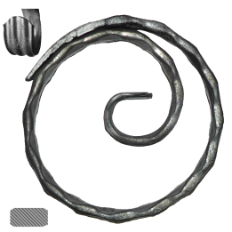 Kruh Ø100 mm, 12 x 6 mm, zdobený