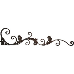 Kovářský ornament H 1350 x L 310 mm, 30 x 8 mm