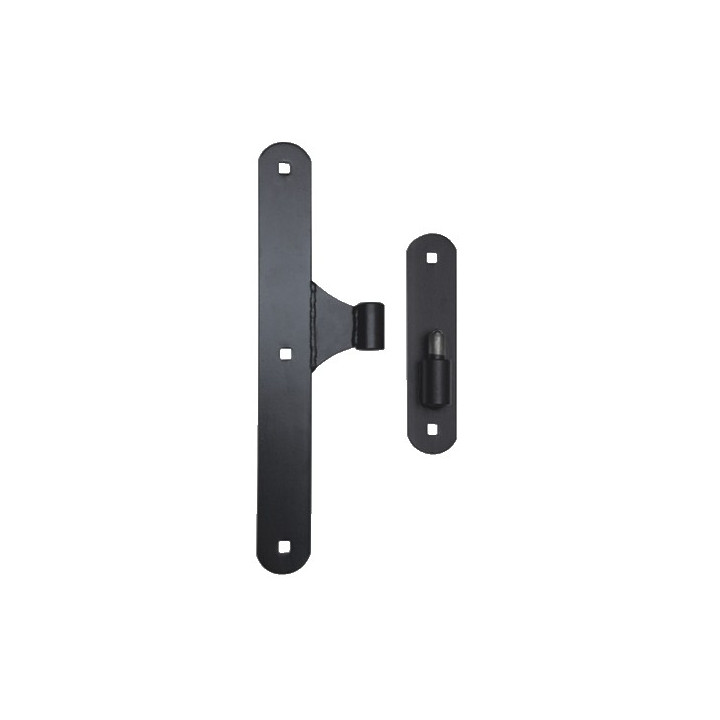 Pant s kováním 400x50x5 mm Ø27 mm černý