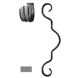 Prvek 12 x 6 mm, 270 x 70 mm