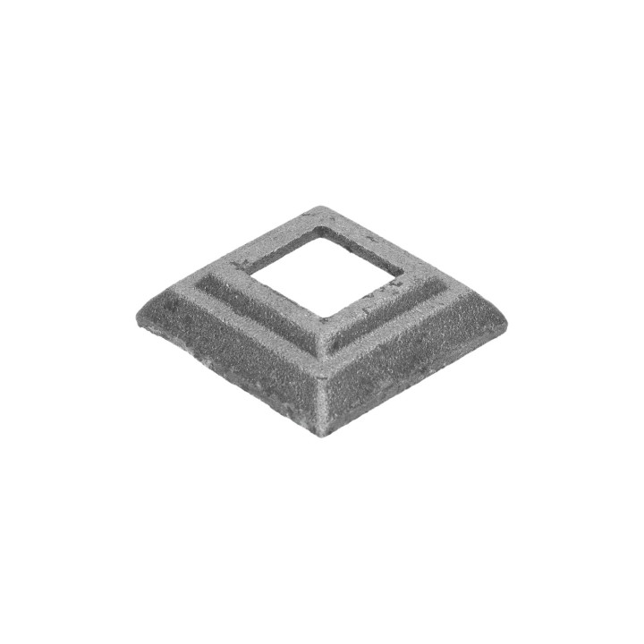 Krytka 62 x 62 x 16 mm s otvorem 26 x 26 mm, odlit