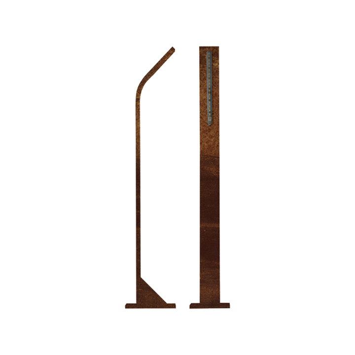 Venkovní LED osvětlení STIK M (H-750mm), barva CORTEN