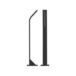 Venkovní LED osvětlení STIK M (H-750mm), barva RAL7016