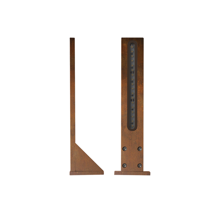 Venkovní LED osvětlení VERTICAL (H-246mm), barva CORTEN