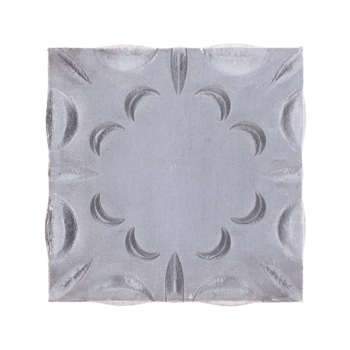 Ozdobná patka 80x80 mm, tloušťka 4 mm