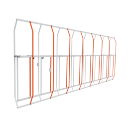 Závěsná podpěra CAME z hliníku, modul 1720mm, H=1300mm