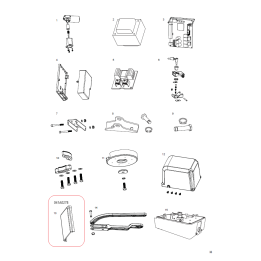 Kryt odblokovacího mechanismu (041A0278)