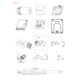 Odblokovací mechanismus s klíčem (041A0301)