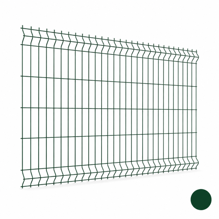 Plotový panel 3D OPTIMAL 4/4, zelený