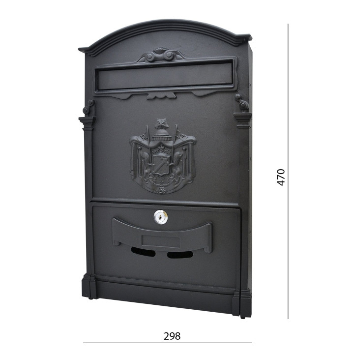 Poštovní schránka H 470 x L 298 mm
