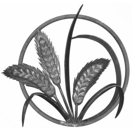 Kovářský ornament 385 mm, 12 x 12 mm