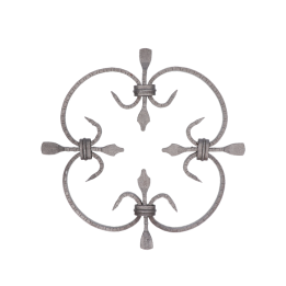 Kovářský ornament H 250 x L 250 mm, 10 x 5 mm