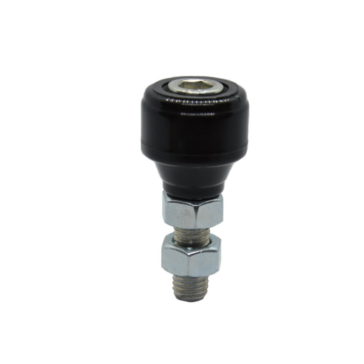 Vodicí kolečko Polyamidové D-34 mm, H-39 mm, M12 pro horní vedení posuvných bran