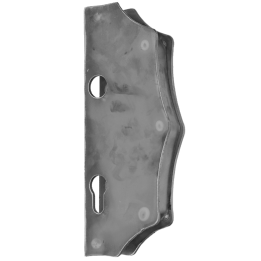 Kazetová sestava pro branku 230 x 93 x 30 mm, hladká