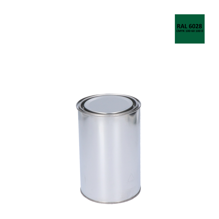 Barva antikorozní polomatná na zinek (1 kg) - borovicová zelená
