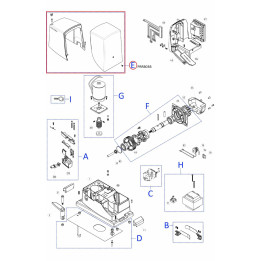 Kit PRRB03B krytů pro RB600