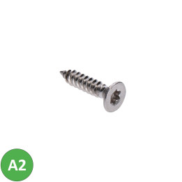 Nerezový vrut samořezný 4,2x19 mm, zápustná hlava, M8 (DIN7982TX/A2/AISI304)