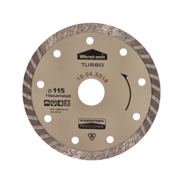 Turbo diamantový kotouč 115 x 2,2 x 22 mm