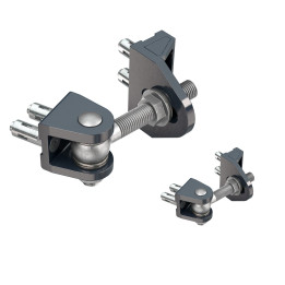 Pant BOLTON4D LOCINOX M12 (otevíratelný 180°), nastavitelný 3D, montáž šroubem Quick-fix