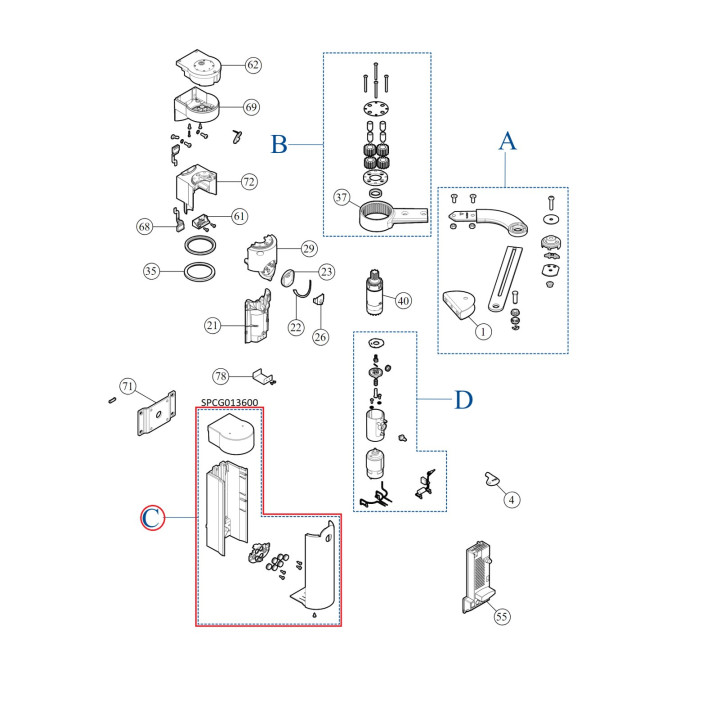 Kit krytů SPCG013600 (pro WALKY)
