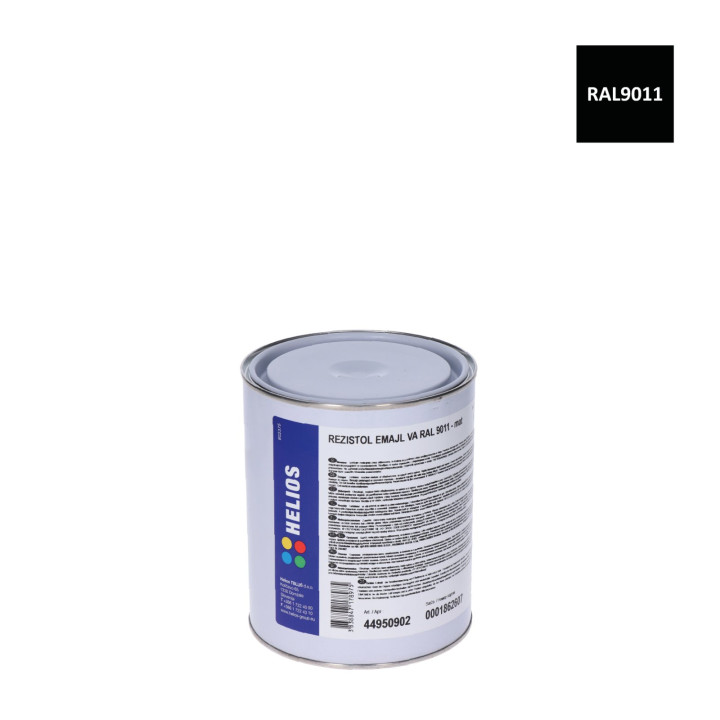 Rezistol email VA na zinek černá RAL 9011 matná 1 kg