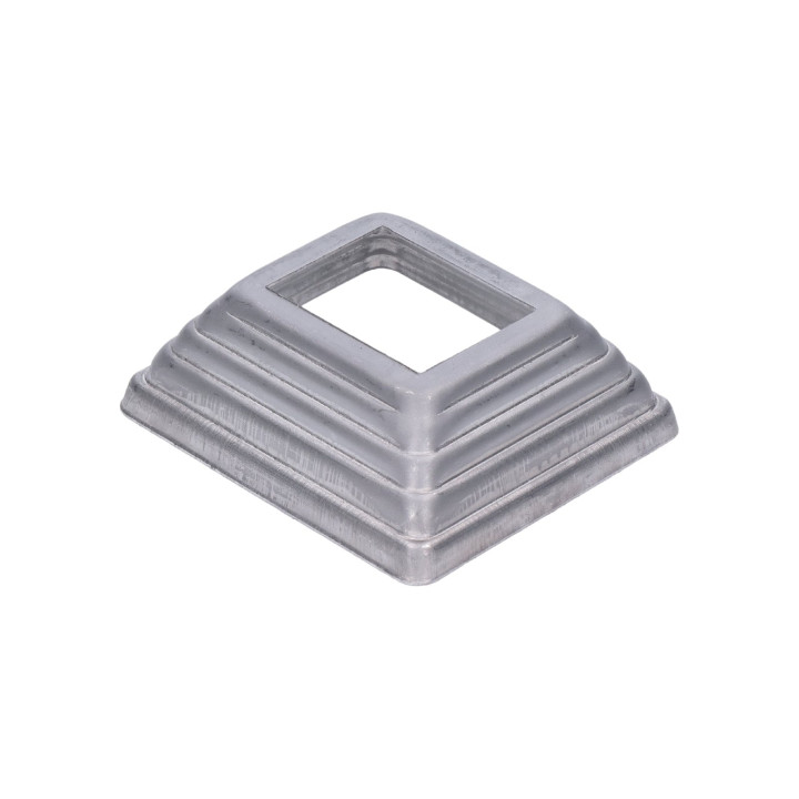 Krytka plechová 85 x 75 x 29 mm, díra 42 x 32 mm