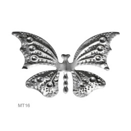 Motýl-dekorační element H 60 x L 110 mm, tl. 0,6 mm