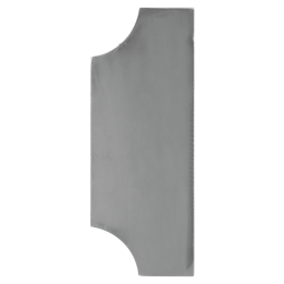 Štítek bez otvorů H 275 x L 107 mm, tl. 3 mm