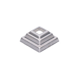 Krytka plechová 44 x 44 x 20 mm, díra: 14 x 14 mm