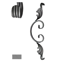 Céčko KC003 s listy 1261, 320 x 80 mm, 12 x 6 mm