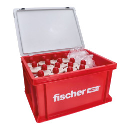Montážní box Fischer HWK obsahující 16 x chemickou maltu Fischer FIS VL 410 C
